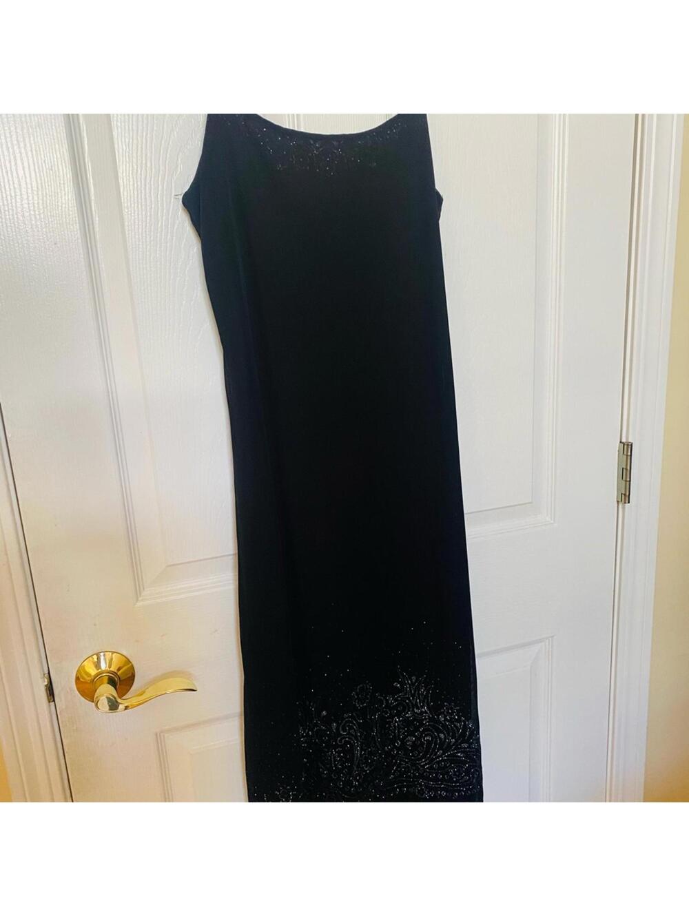 Byer Too! Elegant Black Asymmetrical Dress Large